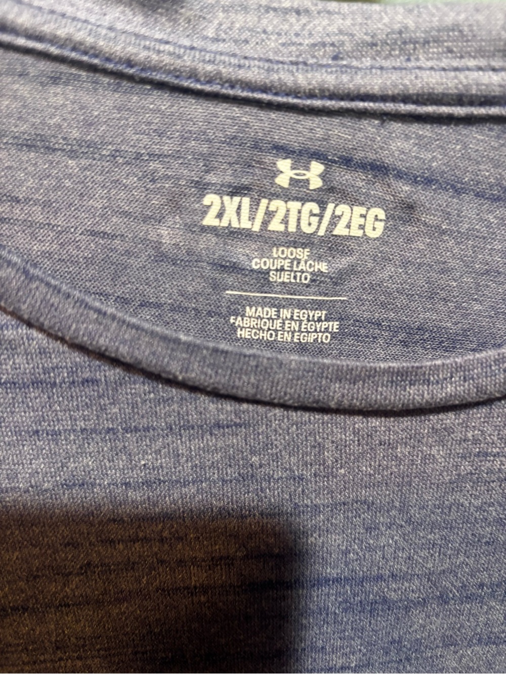 Under Armour Men's Heather /Lavender Loose Crew Neck Tee